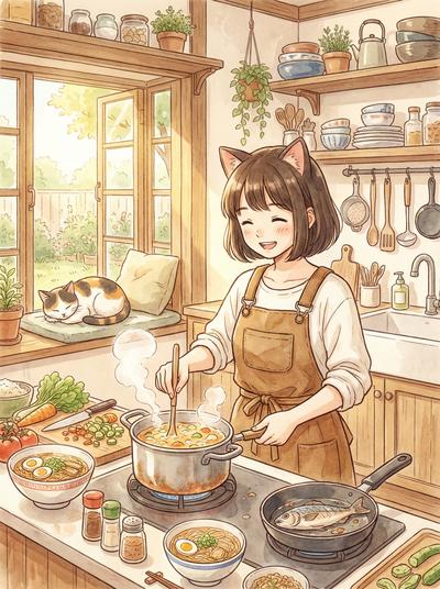 糖心动漫-暖心厨房物语